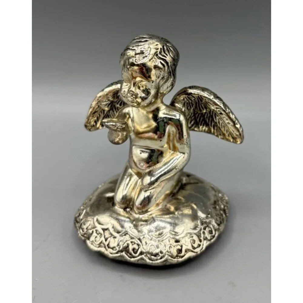 Silver Angel Figurine Home Accent